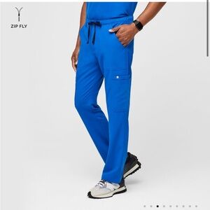 Figs Cairo Cargo Scrub Pants™ Royal Blue
